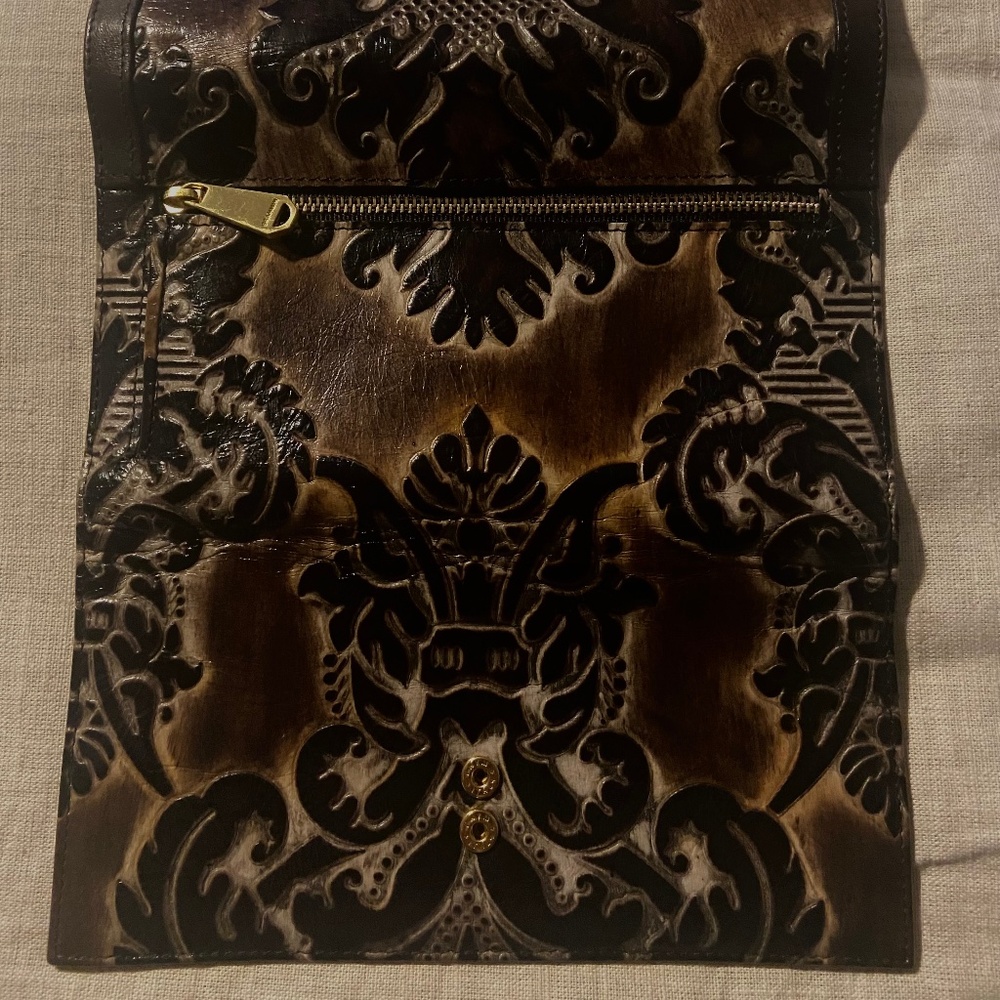 Brahmin Espresso Fresco Soft Checkbook Wallet - image 6